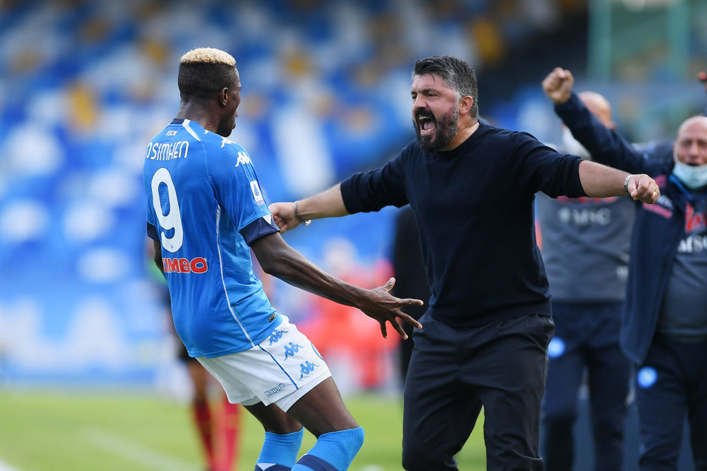 Il pugno sul tavolino del Napoli: Lozano, Osimhen e Bakayoko trascinano Rino Gattuso
